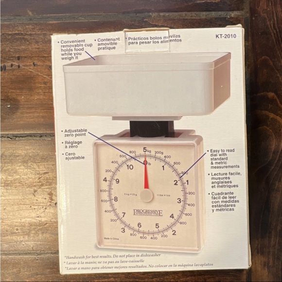 Progressive White Adjustable Kitchen Scale - Picture 2 of 4